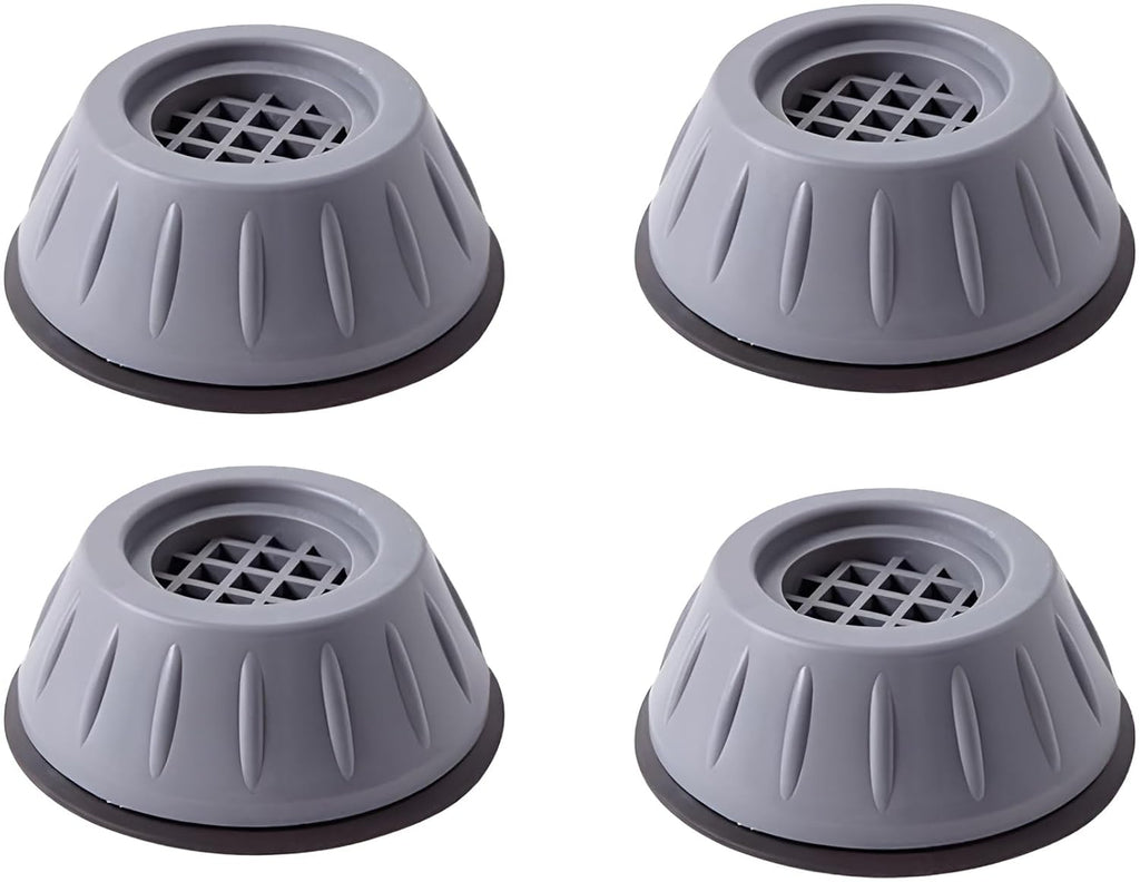 LIVIQUE ENTERPRISES Anti Vibration Pads for Washing Machine Washing Machine Feet Pads Shock Absorber Noise Cancelling Washer Support, Washing Machine Anti Vibration Pad Heightening Pads with Suction