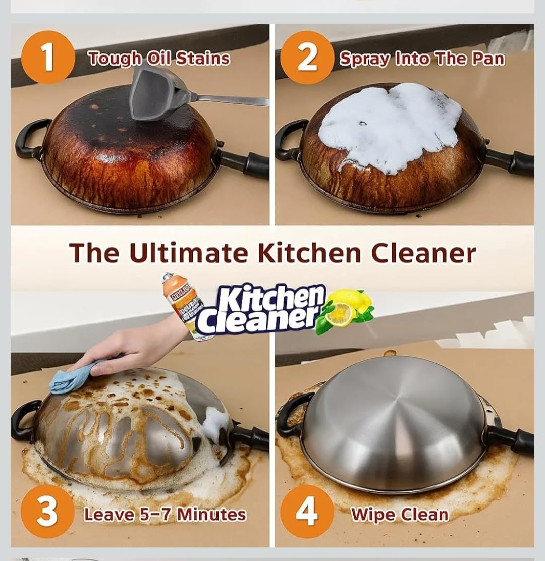 LIVIQUE ENTERPRISES Multipurpose bubble kitchen cleaner