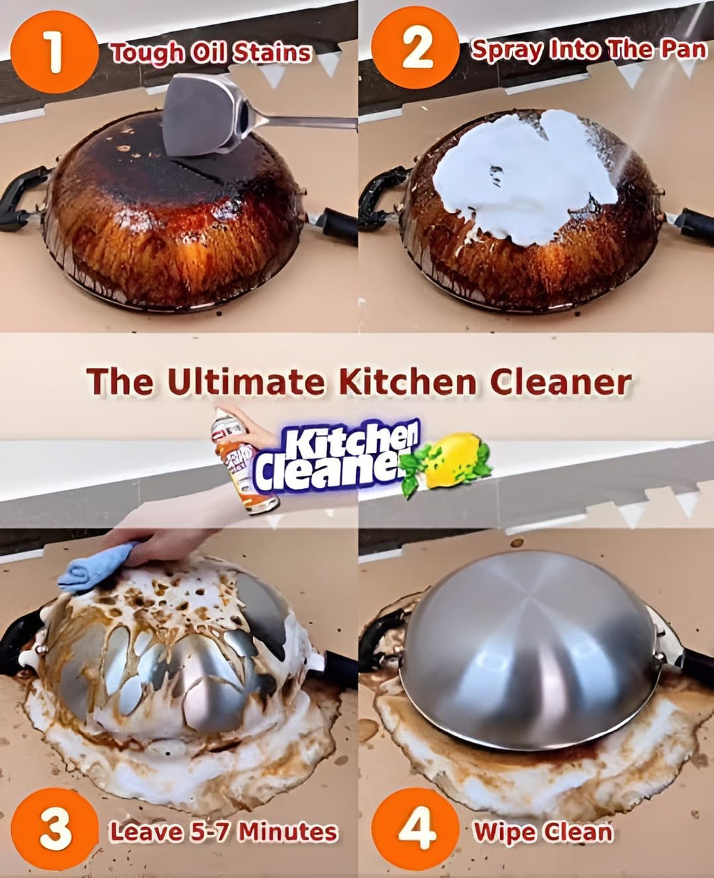 LIVIQUE ENTERPRISES Multipurpose bubble kitchen cleaner
