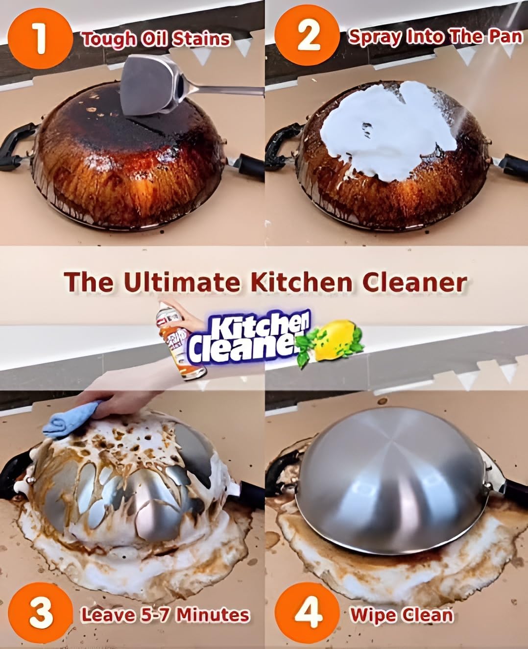 LIVIQUE ENTERPRISES Multipurpose bubble kitchen cleaner